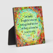  Dankbaar voor de Mornings Quote Inspirivity Fotoplaat (Voorkant)