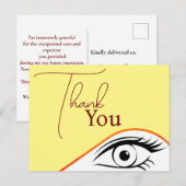 Dankbaar voor een visionaire oogchirurg briefkaart (Voorkant / Achterkant)