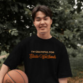 Dankbaar voor Elastische taillebanden Grappige Tha T-shirt