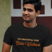 Dankbaar voor Elastische taillebanden Grappige Tha T-shirt