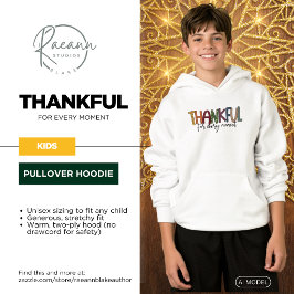 Dankbaar Voor Elk Moment Kids Pullover Hoodie