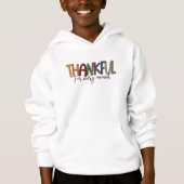 Dankbaar Voor Elk Moment Kids Pullover Hoodie (Voorkant)