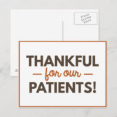 Dankbaar voor het Briefkaart van onze patiënten (Voorkant / Achterkant)