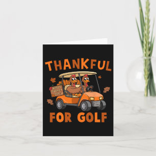 Dankbaar voor het golfen Turkije spelen golf Thank Kaart