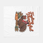 Dankbaar voor het klassieke T-shirt Fleece Deken (Voorkant (Horizontaal))