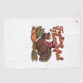 Dankbaar voor het klassieke T-shirt Golfhanddoek (Horizontaal)