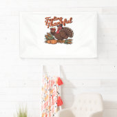 Dankbaar voor het klassieke T-shirt Spandoek (Insitu)