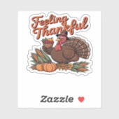 Dankbaar voor het klassieke T-shirt Sticker (Vel)