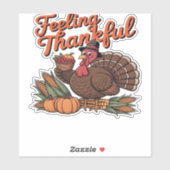 Dankbaar voor het klassieke T-shirt Sticker (Vel)