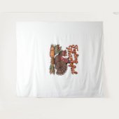 Dankbaar voor het klassieke T-shirt Wandkleed (Voorkant (horizontaal))