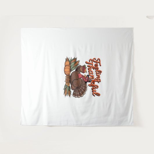 Dankbaar voor het klassieke T-shirt Wandkleed (Voorkant (horizontaal))