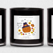 Dankbaar voor je Funny Thanksgiving Candle Label