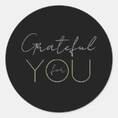 Dankbaar voor je Sticker (Voorkant)