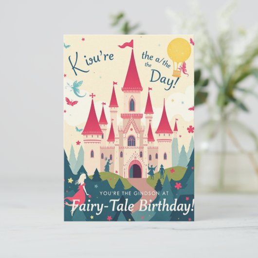 Dankbaar voor je verjaardagswensen bedankkaart (Staand voorkant)