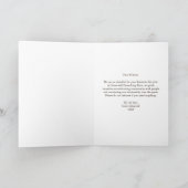 Dankbaar voor je vertrek van de Thanksgiving Kaart (Binnen)