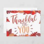 Dankbaar voor jou briefkaart (Voorkant / Achterkant)