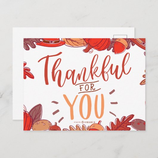 Dankbaar voor jou briefkaart (Voorkant / Achterkant)