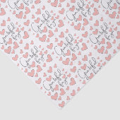 Dankbaar Voor Jou Hart Tissuepapier (Detail)