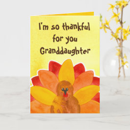 Dankbaar Voor Jou Kleinzoon Gelukkig Thanksgiving Kaart