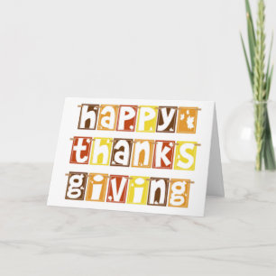 DANKBAAR VOOR *JOU* OP EEN THANKSGIVING KAART