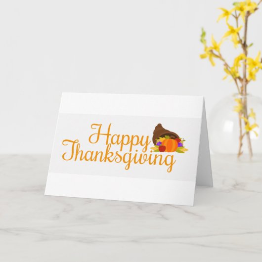 DANKBAAR VOOR *JOU* OP THANKSGIVING KAART (Gele Bloem)