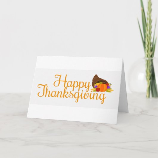 DANKBAAR VOOR *JOU* OP THANKSGIVING KAART (Voorkant)