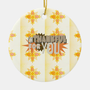 "Dankbaar voor jou" Ornament: een symbool van lief Keramisch Ornament
