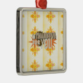"Dankbaar voor jou" Ornament: een symbool van lief Metalen Ornament (Rechts)