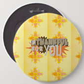Dankbaar voor jou ronde button 6,0 cm (Voorkant /achterkant)