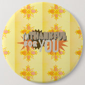Dankbaar voor jou ronde button 6,0 cm (Voorkant)