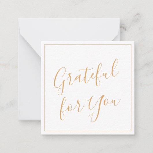 Dankbaar voor jou script  notitiekaartje (Voorkant)