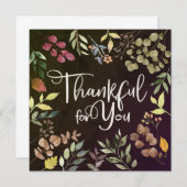 Dankbaar voor jou - Thanksgiving Kaart (Voorkant / Achterkant)