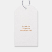 Dankbaar voor klanten zoals jij Herfst Cadeaulabel (Achterkant)