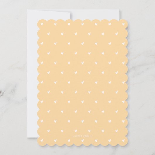 Dankbaar voor liefde Schattige pompoen Vrijgezelle Kaart (Achterkant)