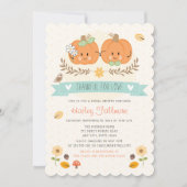 Dankbaar voor liefde Schattige pompoen Vrijgezelle Kaart (Voorkant)