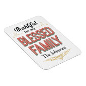 Dankbaar voor mijn Gezegende Familie magneet (Rechterzijde)