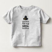 Dankbaar voor mijn kleine broer Thanksgiving Kinder Shirts (Voorkant)