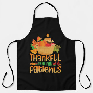 Dankbaar voor mijn patienten herfst Thanksgiving d Schort