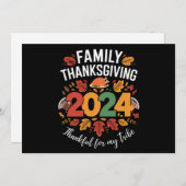 Dankbaar voor mijn stam op Thanksgiving 2024 Feestdagenkaart (Voorkant / Achterkant)