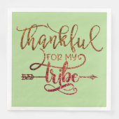 Dankbaar voor mijn stam servet (Voorkant)
