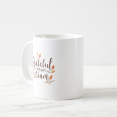 Dankbaar voor mijn team Thanksgiving Koffiemok (Voorkant links)