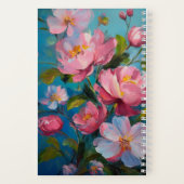 Dankbaar voor roze bloemen dankbaarheidsdagboek notitieboek (Achterkant)