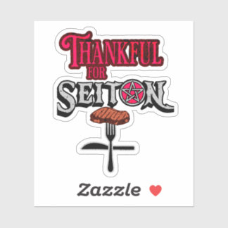Dankbaar voor Seitan Sticker
