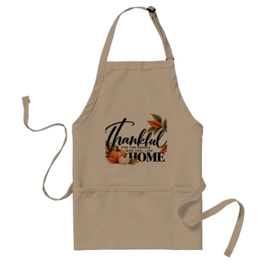 Dankbaar voor Thuis - Thanksgiving Schort (Voorkant)