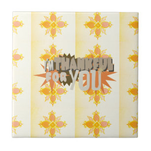 Dankbaar voor u met Liefde Compassie & Dankbaarhei Tegeltje