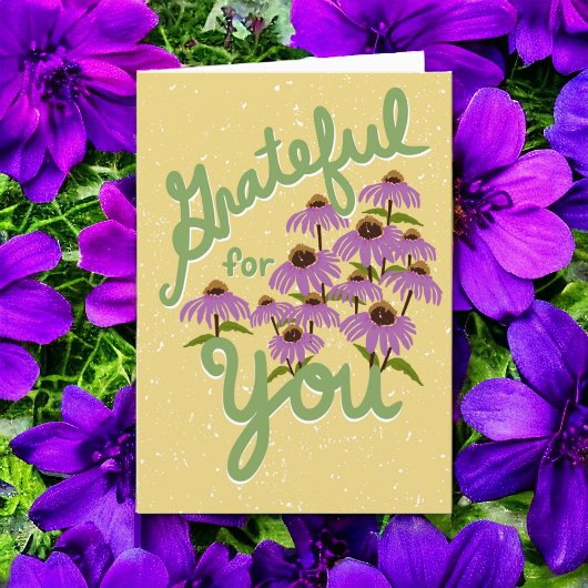 Dankbaar voor uw Hand Lettered Bedankkaart