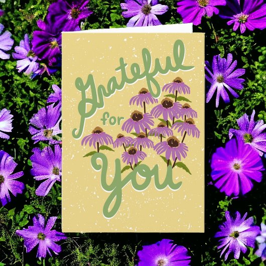 Dankbaar voor uw Hand Lettered Bedankkaart