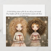 Dankbaar voor uw vriendschap: een vakantiegroet feestdagenkaart (Voorkant / Achterkant)