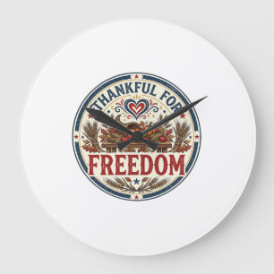 Dankbaar Voor Vrijheid Patriottisch Patriottisch T Grote Klok