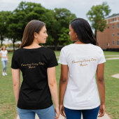 Dankbaar voor wie ik word t-shirt